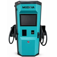 DC зарядна станция MODEVA Smart 360 кВт, 2 CCS, 15″ дисплей, POS поддръжка - Sicosolar.com DC зарядна станция MODEVA Smart 360 кВт, 2 CCS, 15″ дисплей, POS поддръжка